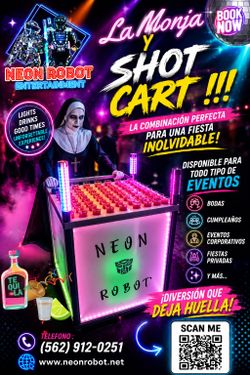 La Monja + Shot Cart