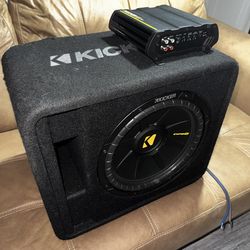 Kicker Subwoofer and Amplifier