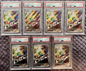 Bulbasaur IR - 2024 Pokemon Stellar Crown - Illustration Rare - PSA 10 Gem Mint