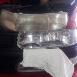 Restored headlights