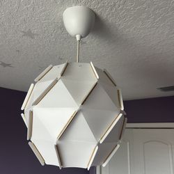 White Pendant Light