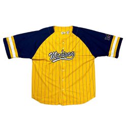 Vintage 90s Michigan Wolverines Baseball Jersey