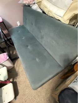 Futon folded to single bed