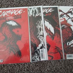 Carnage Black, White, & Blood Series 1-4