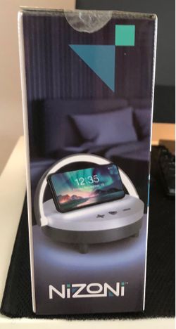 LED DOME LAMP Touch Control Wireless Phone Charger & HD Audio Speaker $20