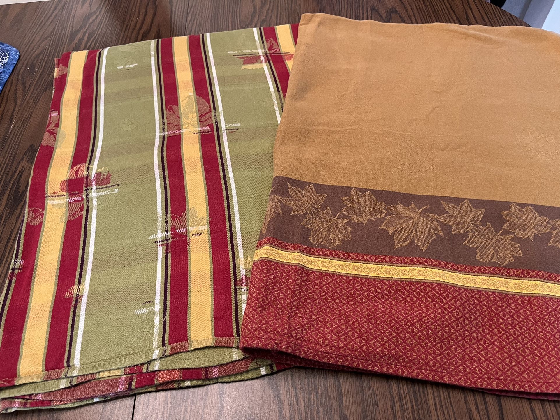 Table Cloths (Fall Colors)