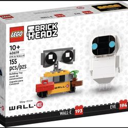 LEGO Brickheadz WALL-E And Eve Disney 100 Year Anniversary PERFECT BOX 40619