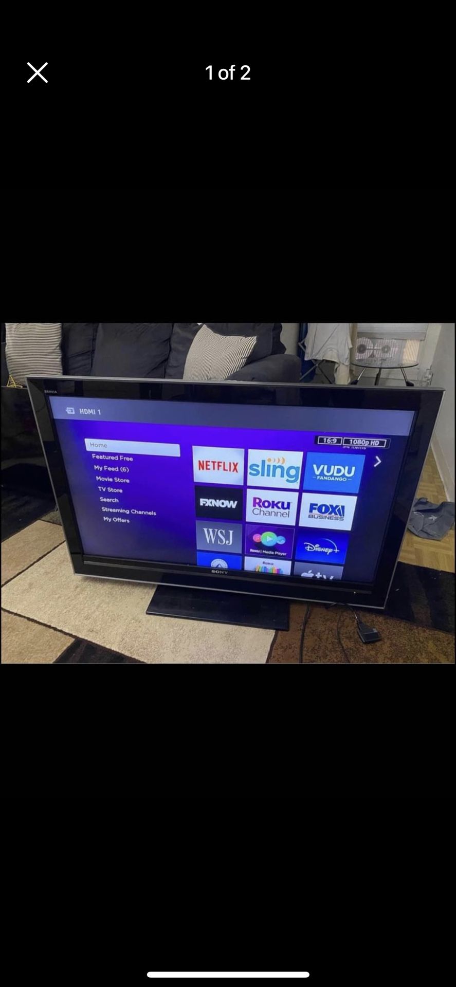 Sony Bravia 50” Screen TV