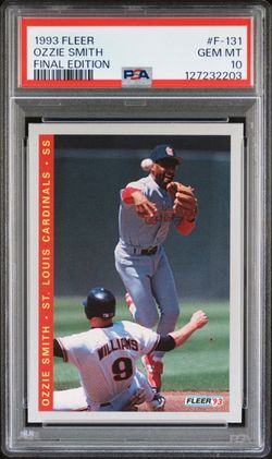 1993 Fleer Final Edition Ozzie Smith PSA 10