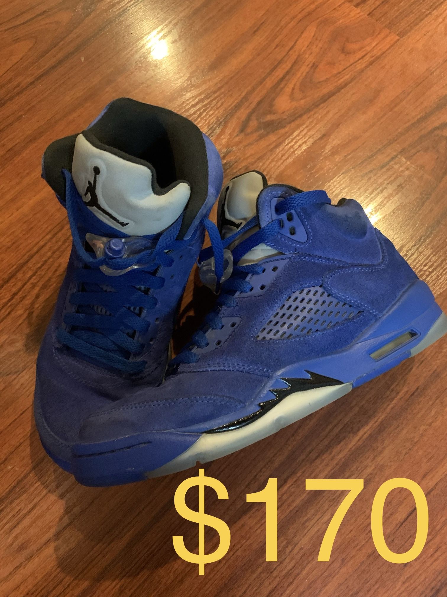 Deals Nike Blue Suede Air Jordan Nike Air Jordan Retro Blue Suede