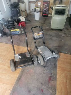2 pressure washer carts great condition