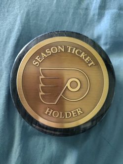 Vintage Philadelphia Flyers Season Ticket Holder Collectible Paperweight