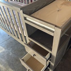 Baby Crib and Changing Table
