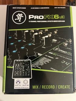 PROFX6v3 6-CHANNEL PROFESSIONAL EFFECTS MIXER