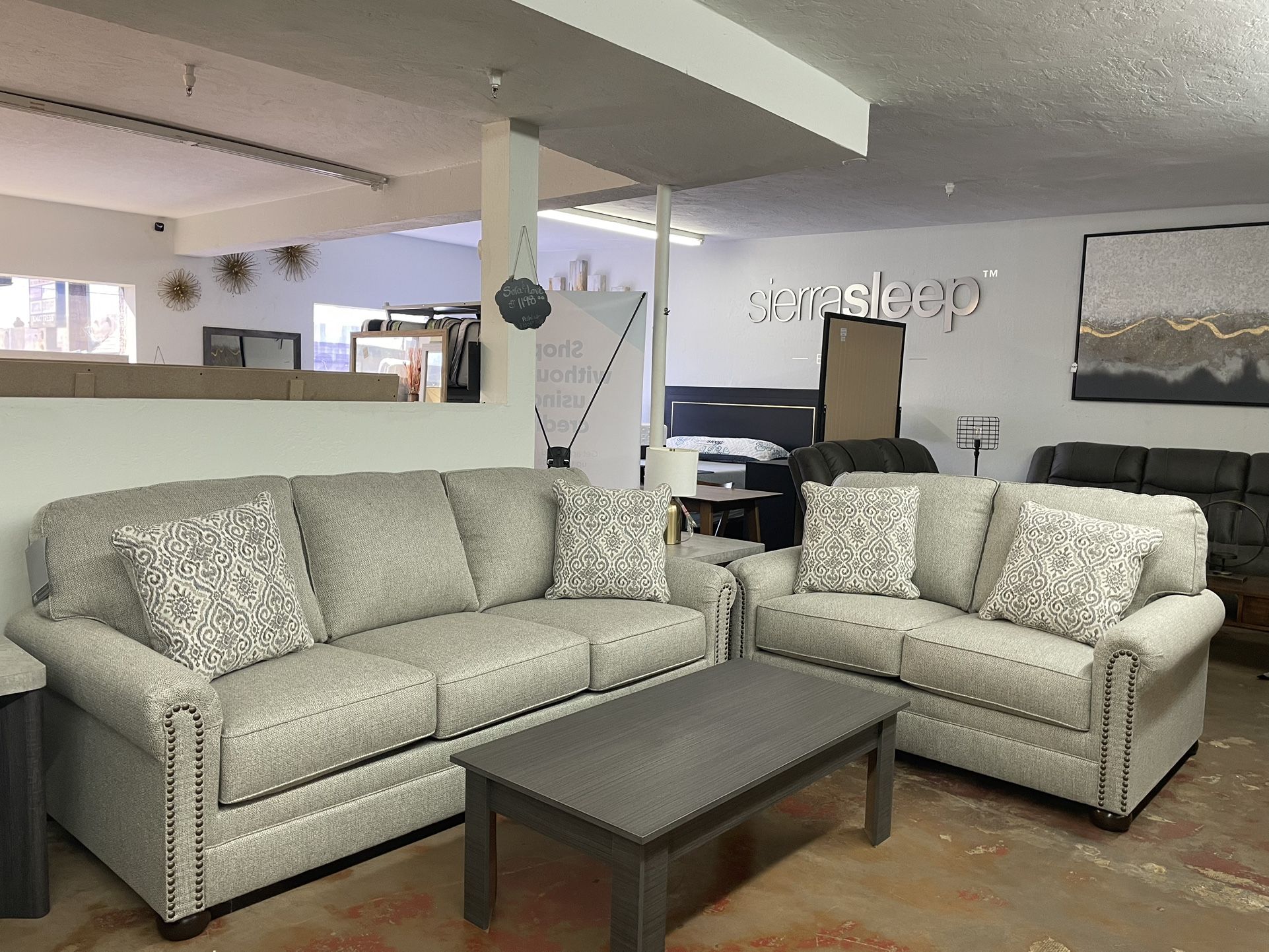 2pc Sofa And Loveseat
