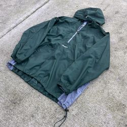 size XXL green vintage Nike windbreaker