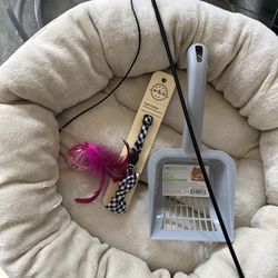 Cat Bed and Toys