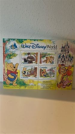 Disney Winnie the Pooh Canadian Stamps