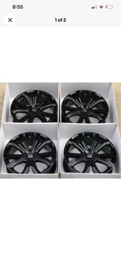 20” Lexus RX350 RX450 RX Gloss Black OEM Wheels