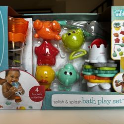 Infantino Splish & Splash Bath Play Set NEW