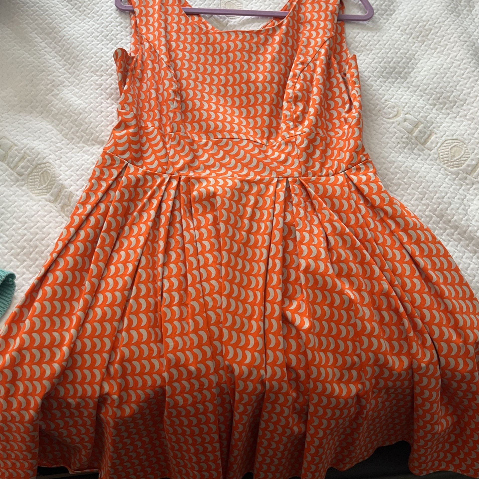 Calvin Klein Orange Dress (size 12) - www.joarbit.com
