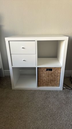 New shelf IKEA white drawers box