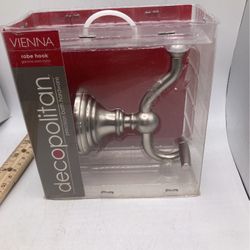 Brushed Nickel Vienna Robe Hook B7