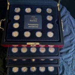2009 U.S. Mint Territorial Quarters Complete Set (P & D) – Display Case
