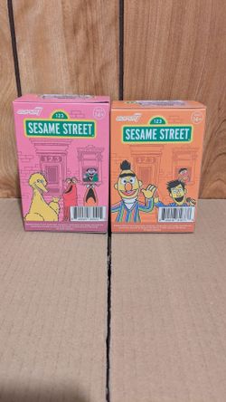 Super7 Sesame Street Orange and Pink boxes
