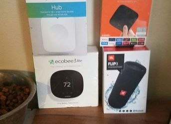 WiFi Thermostat Samsung hub Flip 3 and a fire stick