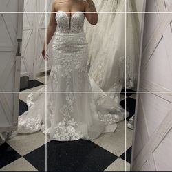 Wedding Dress White Size 10 