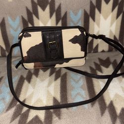 Cow Print Shoulder Bag
