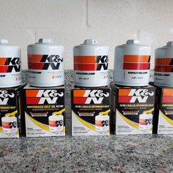 K&N Premium Oil Filters(5): HP-1017