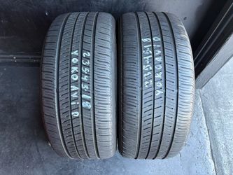 235-45-18 Yokohama Avid Used Tire Pair $120 Free Mounting And Balancing