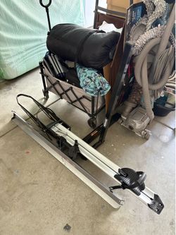 Single Hitch E-Bike Rack with Ramp