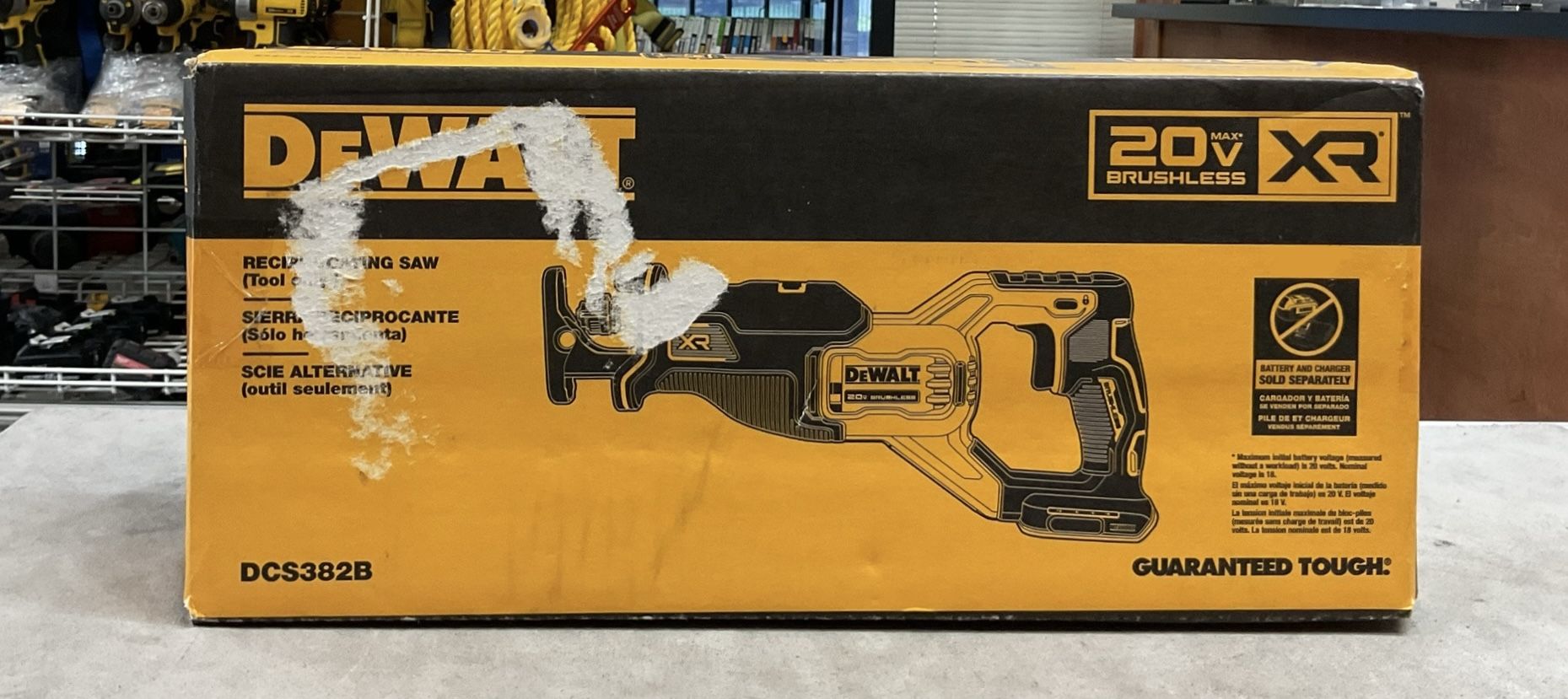 Dewalt 20V Cordless Brushless Reciprocating Saw 