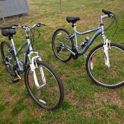 His And Hers 26 In Mountain Bikes