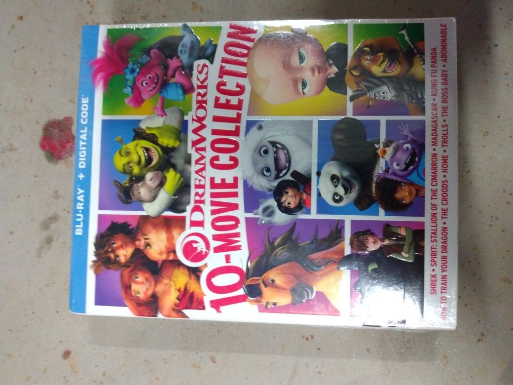 DreamWorks 10 Movie Collection In Blu-ray And Digital Code