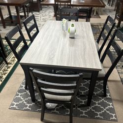 7 Pcs Dining Set