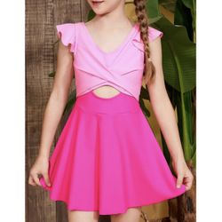 Girls One Piece Swimsuit 