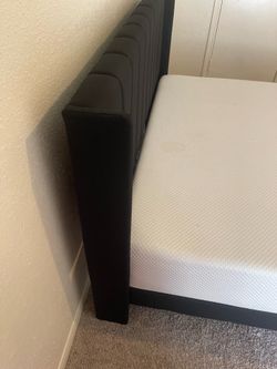 Bed frame and mattress