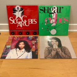 Sugarcubes and Bjork Vinyl LPs Near Mint
