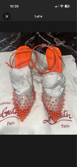 Christian Louboutin Spikoo 100 PVC pumps