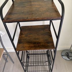 Industrial Rolling Kitchen Cart / Storage Rack – Excellent Condition (Moving Sale)