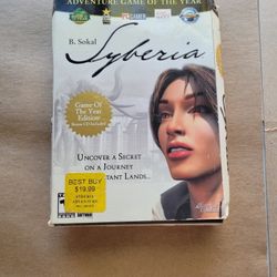 Syberia PC NEW SEALED