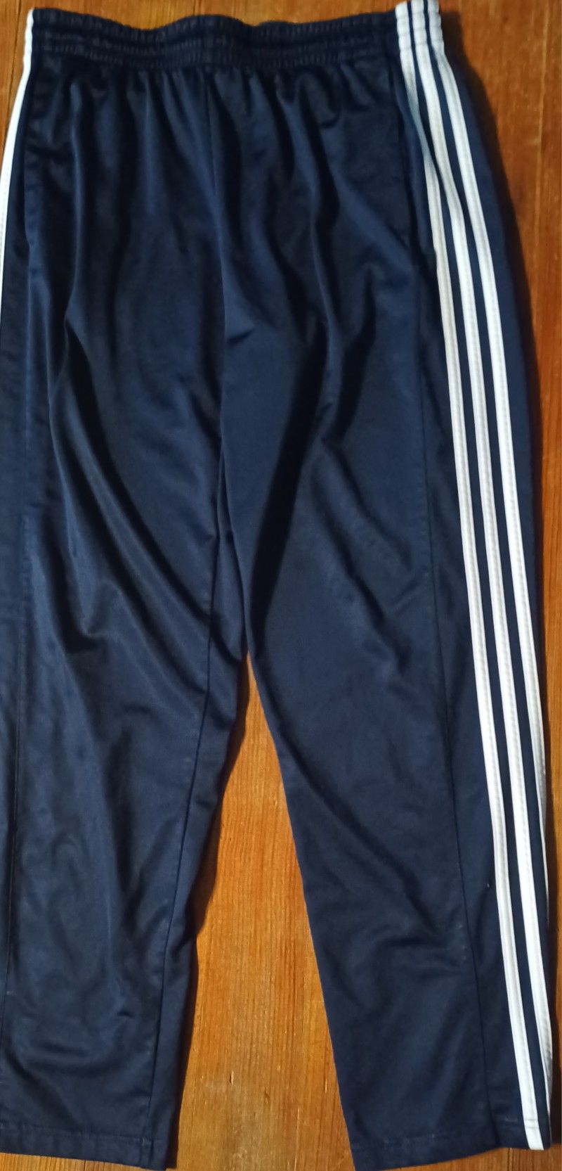 Men's Size Medium Adidas Track Pants 3 Stripe Running Workout