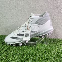 Adidas Adizero Impact MD Baseball Cleats IH2540 White Black Mens Size 12.5 New