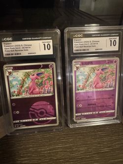 CGC  Gem mint 10 Chinese Espeon