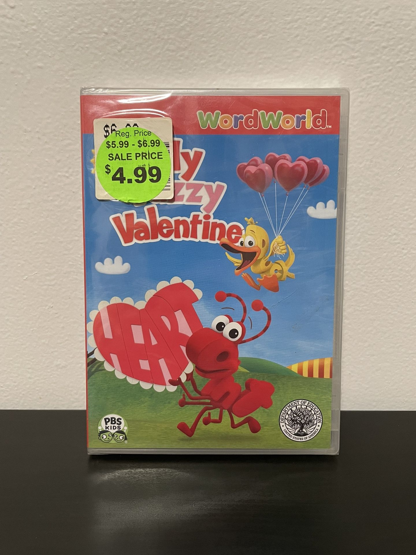 WordWorld My Fuzzy Valentine DVD NEW SEALED PBS Kids Department Education 2008