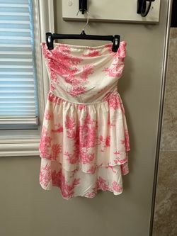 BRAND NEW strapless dress, size Small
